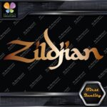Compatible Zildjian Cymbals Drums Percussions Name Logo Vinyl Decals Stickers - Image 19