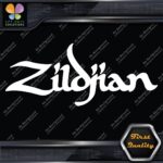 Compatible Zildjian Cymbals Drums Percussions Name Logo Vinyl Decals Stickers - Image 3