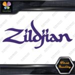 Compatible Zildjian Cymbals Drums Percussions Name Logo Vinyl Decals Stickers - Image 22