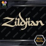 Compatible Zildjian Cymbals Drums Percussions Name Logo Vinyl Decals Stickers - Image 23