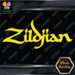 Compatible Zildjian Cymbals Drums Percussions Name Logo Vinyl Decals Stickers - Image 5