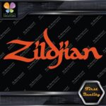 Compatible Zildjian Cymbals Drums Percussions Name Logo Vinyl Decals Stickers - Image 7