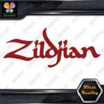 Compatible Zildjian Cymbals Drums Percussions Name Logo Vinyl Decals Stickers - Image 9