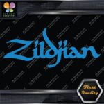 Compatible Zildjian Cymbals Drums Percussions Name Logo Vinyl Decals Stickers - Image 10