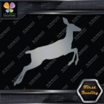 Deer Jumping Female Doe Fawn Hunting White-Tail Silhouette Decals Stickers Vinyl - Image 18