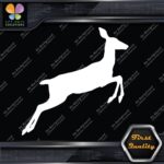 Deer Jumping Female Doe Fawn Hunting White-Tail Silhouette Decals Stickers Vinyl - Image 3