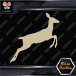 Deer Jumping Female Doe Fawn Hunting White-Tail Silhouette Decals Stickers Vinyl - Image 23