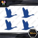 Goose Flying Canadian Canada Hunting Pack of 4 MINI SIZE Decals Stickers Vinyl - Image 11