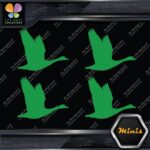 Goose Flying Canadian Canada Hunting Pack of 4 MINI SIZE Decals Stickers Vinyl - Image 14