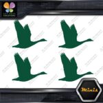 Goose Flying Canadian Canada Hunting Pack of 4 MINI SIZE Decals Stickers Vinyl - Image 16