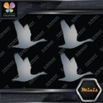 Goose Flying Canadian Canada Hunting Pack of 4 MINI SIZE Decals Stickers Vinyl - Image 18