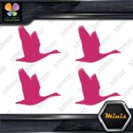 Goose Flying Canadian Canada Hunting Pack of 4 MINI SIZE Decals Stickers Vinyl - Image 20