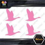 Goose Flying Canadian Canada Hunting Pack of 4 MINI SIZE Decals Stickers Vinyl - Image 21