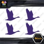 Goose Flying Canadian Canada Hunting Pack of 4 MINI SIZE Decals Stickers Vinyl - Image 22