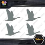 Goose Flying Canadian Canada Hunting Pack of 4 MINI SIZE Decals Stickers Vinyl - Image 4