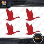 Goose Flying Canadian Canada Hunting Pack of 4 MINI SIZE Decals Stickers Vinyl - Image 8