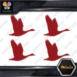 Goose Flying Canadian Canada Hunting Pack of 4 MINI SIZE Decals Stickers Vinyl - Image 9