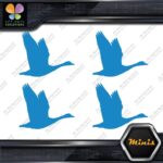 Goose Flying Canadian Canada Hunting Pack of 4 MINI SIZE Decals Stickers Vinyl - Image 10