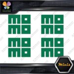 Compatible Momo Cars Square Block Logo Pack of 4 MINI SIZE Decals Stickers Vinyl - Image 14