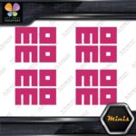 Compatible Momo Cars Square Block Logo Pack of 4 MINI SIZE Decals Stickers Vinyl - Image 19