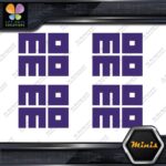 Compatible Momo Cars Square Block Logo Pack of 4 MINI SIZE Decals Stickers Vinyl - Image 21